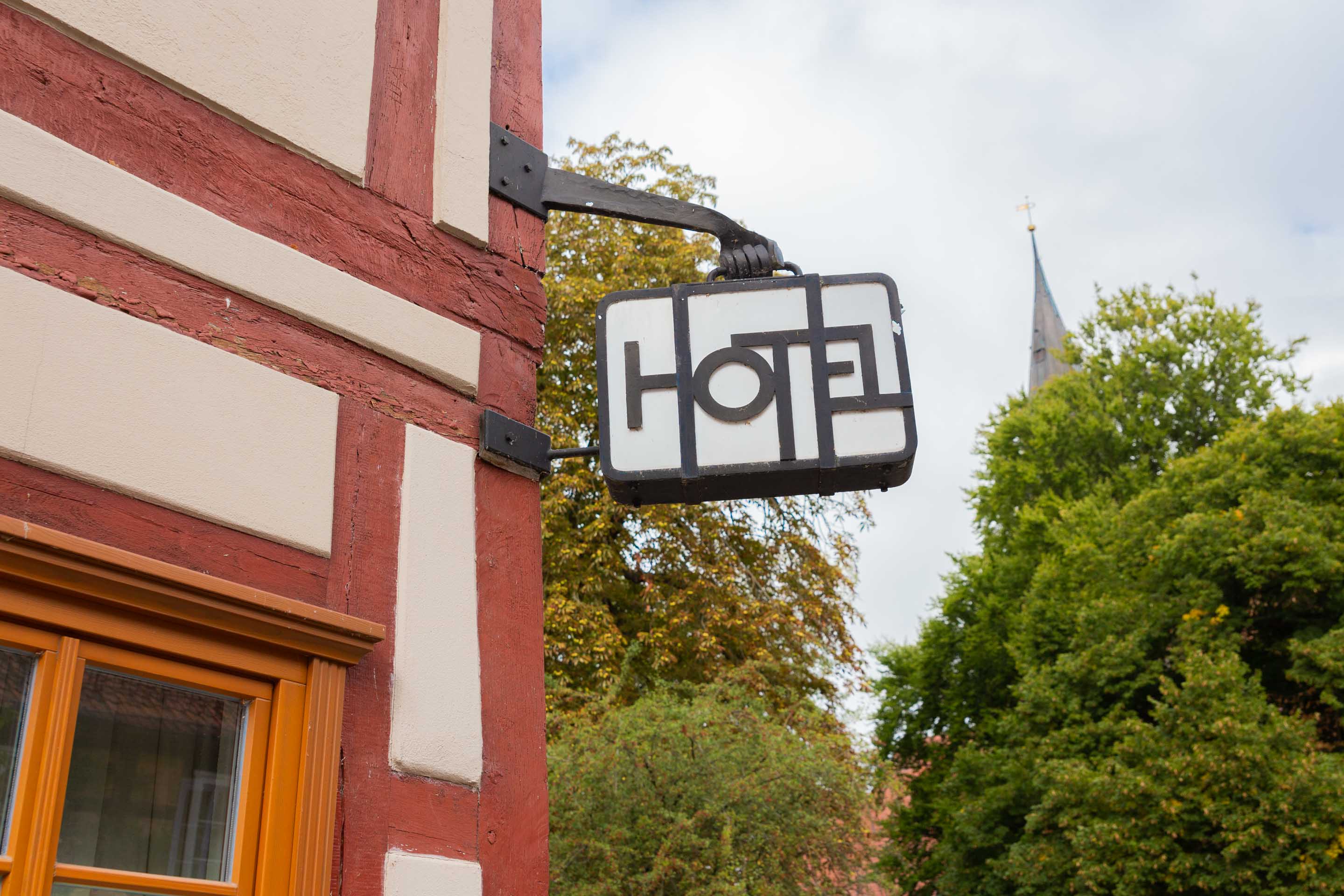 Hotelschild in Salzwedel